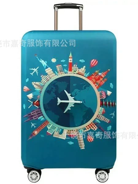 Premium Luggage Cover-Blue