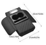 Car Armrest Storage Box-Beige - Image 2