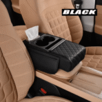 Car Armrest Storage Box-Beige - Image 3