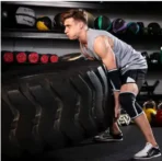 1 Pair 7mm Neoprene Sports Knee Pads – Compression Support for Gym Weightlifting, Training & Fitness (Unisex) - Image 3