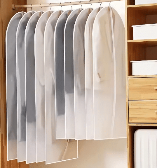 Clothes Storage Suit, panjabi, blazer Dust cover with Zipper-4pcs combo