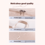 Hanging Travel Organizer Packing Cube–6 Compartment Foldable Clothing Storage Bag - Image 6