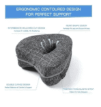 Memory Cotton Ergonomic Leg Pillow | Sciatica, Back & Hip Pain Relief Knee Support Cushion - Image 6
