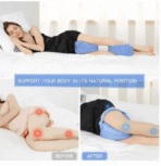 Memory Cotton Ergonomic Leg Pillow | Sciatica, Back & Hip Pain Relief Knee Support Cushion - Image 5