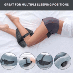 Memory Cotton Ergonomic Leg Pillow | Sciatica, Back & Hip Pain Relief Knee Support Cushion