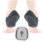 U-Shaped Silicone Gel Heel Cups for Plantar Fasciitis & Heel Pain Relief – 1 Pair - Image 4