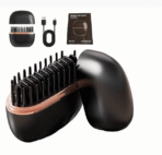 Mini Cordless Hair Straightener Brush, USB Rechargeable Portable Anti-Scald Straightening Comb - Image 2