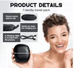 Mini Cordless Hair Straightener Brush, USB Rechargeable Portable Anti-Scald Straightening Comb - Image 3