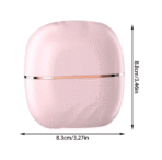 Mini Cordless Hair Straightener Brush, USB Rechargeable Portable Anti-Scald Straightening Comb - Image 8