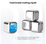 Stainless Steel Ice Cubes Set – 6pcs Pack - Image 3