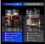 Stainless Steel Ice Cubes Set – 6pcs Pack - Image 2