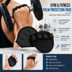 2PCS Grip Pads Lifting Grips Gym Workout Gloves2