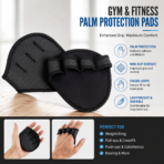 2PCS Grip Pads Lifting Grips Gym Workout Gloves2 - Image 2