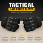 High quality half finger Hand Gloves for biker - Image 3