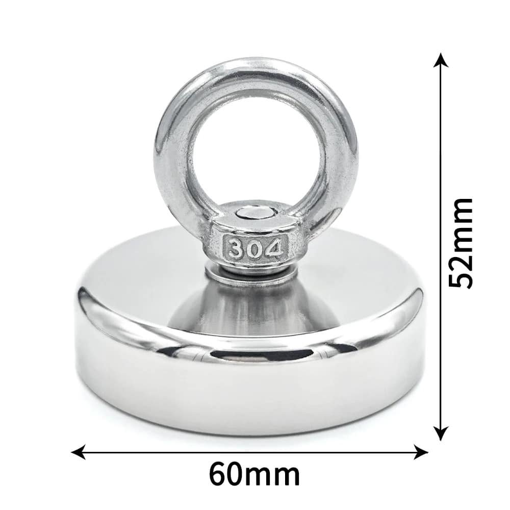 Super Strong Fishing Magnet Hooks-60MM-50kg+