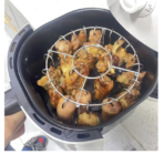 Stainless Steel Air Fryer Skewer Rack–24 Stick BBQ Grill Set for Kitchen & Outdoor Use - Image 6
