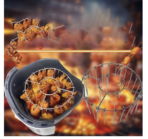 Stainless Steel Air Fryer Skewer Rack–24 Stick BBQ Grill Set for Kitchen & Outdoor Use - Image 7