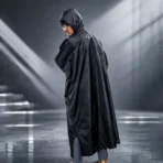 Waterproof Outdoor Hooded Rain Poncho - Image 2