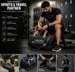 Waterproof Oxford Sports Duffel Bag with Shoe Compartment for Gym, Travel & Outdoor Use - Image 2