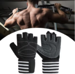 Half Finger Workout Gloves – Full Palm Protection & Non-Slip Grip for Gym, Cycling & Training - Image 2