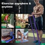 4PCS Resistance Band Set (5–80lbs)–Fitness, Boxing, Yoga & Home Gym Workout Bands - Image 10