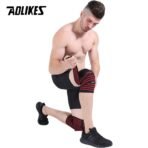 Weight Lifting Knee Wrap Strap (180×8CM) – Compression Support for Squat & Gym Training - Image 3