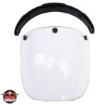 Bubble Visor For Half face classic helmet - Image 2