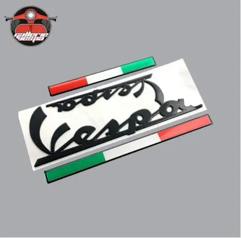 Vespa 3D Vespa Logo Sticker for VXL/SXL/LX/VBB/Super/Px 1Set - Car Accessories