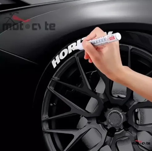 Waterproof Tire Marking Pen for Motorcycle and Car-1 Piece - Features: Non-Toxic, Permanent, Odorless, Water Resistant, Non-Fade, Smoothly
