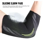 Elbow Support Guard 1Pcs Elastic Sports Elbow Support Knitted Volleyball Bike Tennis Elbow Pad Basketball Arm Brace Protector Gym Fitness Accessories