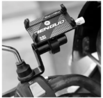 Motorcycle Rearview Mirror Mount Extender Bracket Multi-Functional Phone Holder Clamp Bar - Image 3