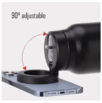Magnetic Vacuum water bottle with Phone Holder - Image 3
