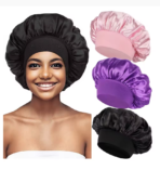 Soft Satin Bonnet for Hair Protection-1pcs - Image 2