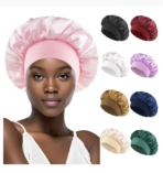 Soft Satin Bonnet for Hair Protection-1pcs - Image 3