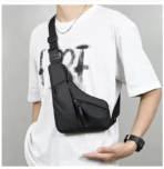 Men's Waterproof Triangle Crossbody Chest Bag - Image 2