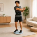 Metal Twist Waist Twisting Disc – Non-Slip Fitness Exercise Machine with Magnetic Foot Massage