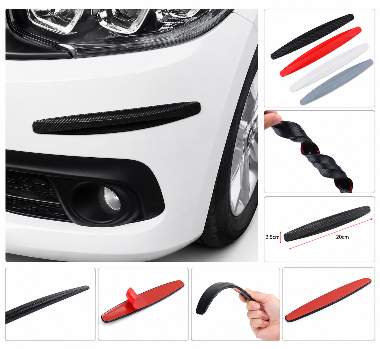 bumper-4pcs Car Bumper Corner Protector Guard(4pcs) - Image 1