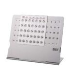 Premium Metal Perpetual Calendar – Reusable 100-Year Desk Organizer & Decor