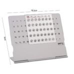 Premium Metal Perpetual Calendar – Reusable 100-Year Desk Organizer & Decor - Image 6