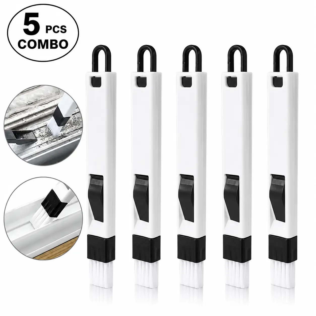 5PCS Keyboard & Window Track Cleaning Brush