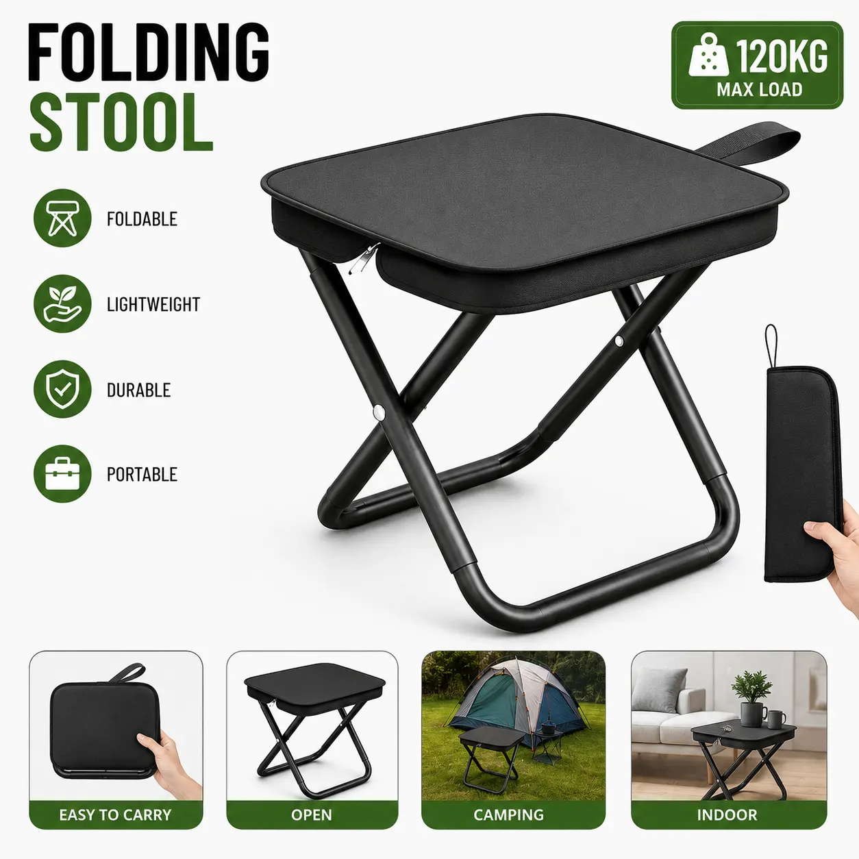 Portable Folding Camping Stool