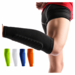 2Pcs Football Shin Guard Compression Sleeves with Foam Pads - Image 2