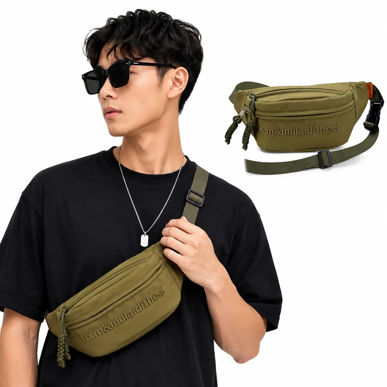 Crossbody Chest Bag for Men & Women