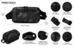 Crossbody Chest Bag for Men & Women-DRB07 - Image 2
