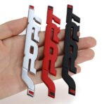3D SPORT Metal Car Sticker – Premium Side & Tail Logo-1pcs