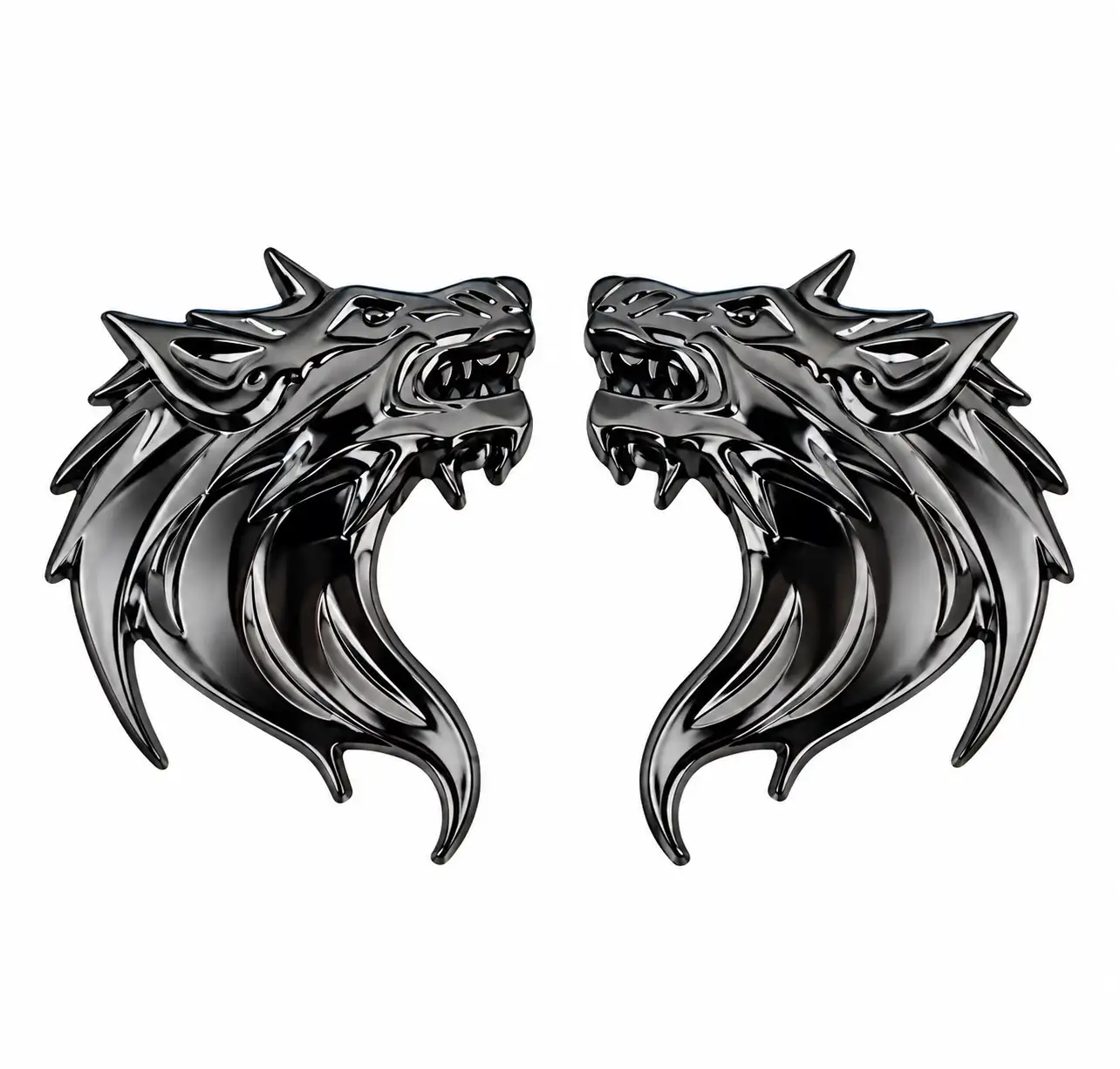ChatGPT Image Sep 13, 2026, 04_37_20 PM Wolf Emblem 1pics One side-Gun metal - Image 1