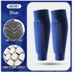 2Pcs Football Shin Guard Compression Sleeves with Foam Pads - Image 5
