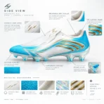 F50 Messi elite Boot Sky Blue & White-Coad-0455 - Image 2