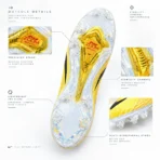 Air zoom mercurial 11 elite-yellow & white -Coad-0454 - Image 3